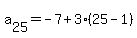 a%5B25%5D=-7%2B3%2825-1%29