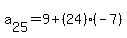 a%5B25%5D=9%2B%2824%29%28-7%29