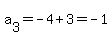 a%5B3%5D=-4%2B3=-1
