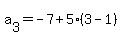 a%5B3%5D=-7%2B5%283-1%29