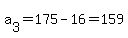 a%5B3%5D=175-16=159