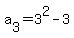 a%5B3%5D=3%5E2-3