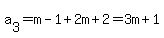 a%5B3%5D=m-1%2B2m%2B2=3m%2B1