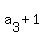 a%5B3%5D+%2B+1