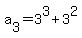 a%5B3%5D+=+3%5E3%2B3%5E2