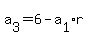 a%5B3%5D+=+6+-+a%5B1%5Dr