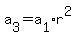 a%5B3%5D+=+a%5B1%5Dr%5E2