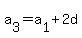 a%5B3%5D+=a%5B1%5D++%2B+2d