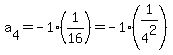 a%5B4%5D=+-1%281%2F16%29=-1%281%2F4%5E2%29