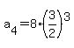 a%5B4%5D=+8%2A%283%2F2%29%5E3