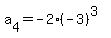 a%5B4%5D=-2%2A%28-3%29%5E%283%29