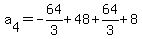 a%5B4%5D=-64%2F3%2B48%2B64%2F3%2B8