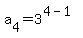 a%5B4%5D=3%5E%284-1%29