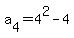 a%5B4%5D=4%5E2-4