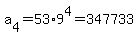 a%5B4%5D=53%2A9%5E4=347733