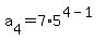 a%5B4%5D=7%2A5%5E%284-1%29