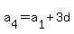 a%5B4%5D=a%5B1%5D%2B3d