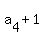 a%5B4%5D+%2B+1