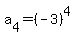 a%5B4%5D+=+%28-3%29%5E4