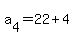 a%5B4%5D+=+22+%2B+4