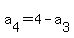 a%5B4%5D+=+4+-+a%5B3%5D