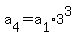 a%5B4%5D+=+a%5B1%5D%2A3%5E3
