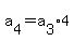 a%5B4%5D+=+a%5B3%5D%2A4
