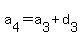 a%5B4%5D+=+a%5B3%5D+%2B+d%5B3%5D