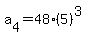a%5B4%5D+=48%2A%285%29%5E%283%29