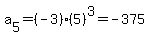 a%5B5%5D=%28-3%29%2A%285%29%5E3=-375