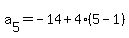a%5B5%5D=-14%2B4%285-1%29