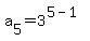 a%5B5%5D=3%5E%285-1%29