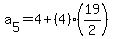 a%5B5%5D=4%2B%284%29%2A%2819%2F2%29