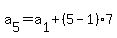 a%5B5%5D=a%5B1%5D%2B%285-1%297