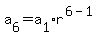 a%5B6%5D=a%5B1%5D%2Ar%5E%286-1%29