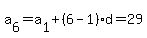 a%5B6%5D=a%5B1%5D%2B%286-1%29%2Ad=29