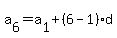 a%5B6%5D=a%5B1%5D%2B%286-1%29d