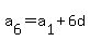 a%5B6%5D=a%5B1%5D%2B6d