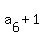 a%5B6%5D+%2B+1