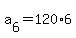 a%5B6%5D+=+120%2A6