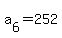 a%5B6%5D+=+252