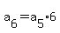 a%5B6%5D+=+a%5B5%5D%2A6