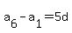 a%5B6%5D-a%5B1%5D=5d
