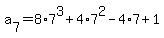 a%5B7%5D=8%2A7%5E3%2B4%2A7%5E2-4%2A7%2B1