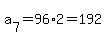 a%5B7%5D+=+96%2A2=192
