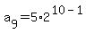 a%5B9%5D=5%2A2%5E%2810-1%29