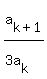 a%5Bk%2B1%5D%2F%283a%5Bk%5D%29