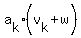 a%5Bk%5D%2A%28v%5Bk%5D+%2B+w%29