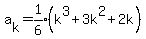a%5Bk%5D=expr%281%2F6%29%28k%5E3%2B3k%5E2%2B2k%29