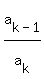 a%5Bk-1%5D%2Fa%5Bk%5D